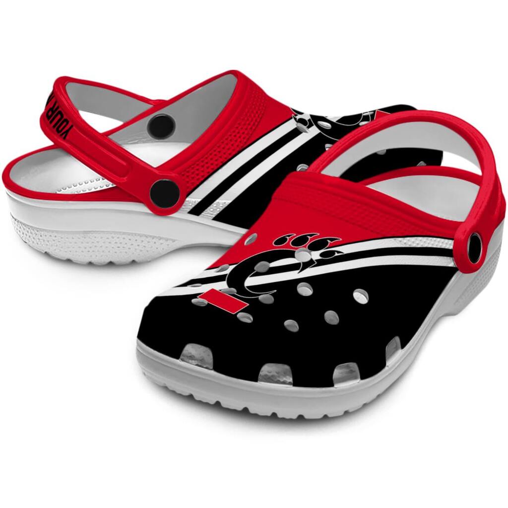 Customized Cincinnati Bearcats Striped Accents ClogTVC1801835 - Image 3
