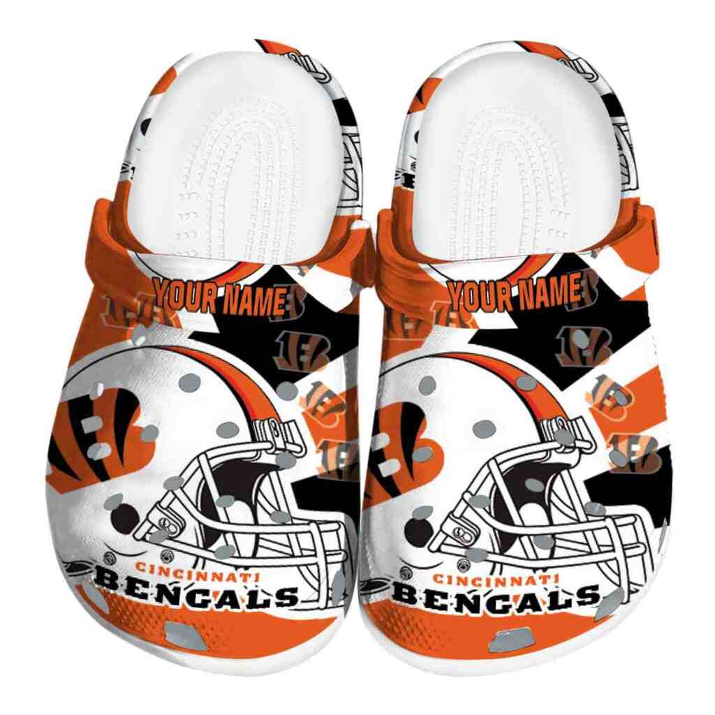 Customized Cincinnati Bengals Football Helmet ClogTVC180100