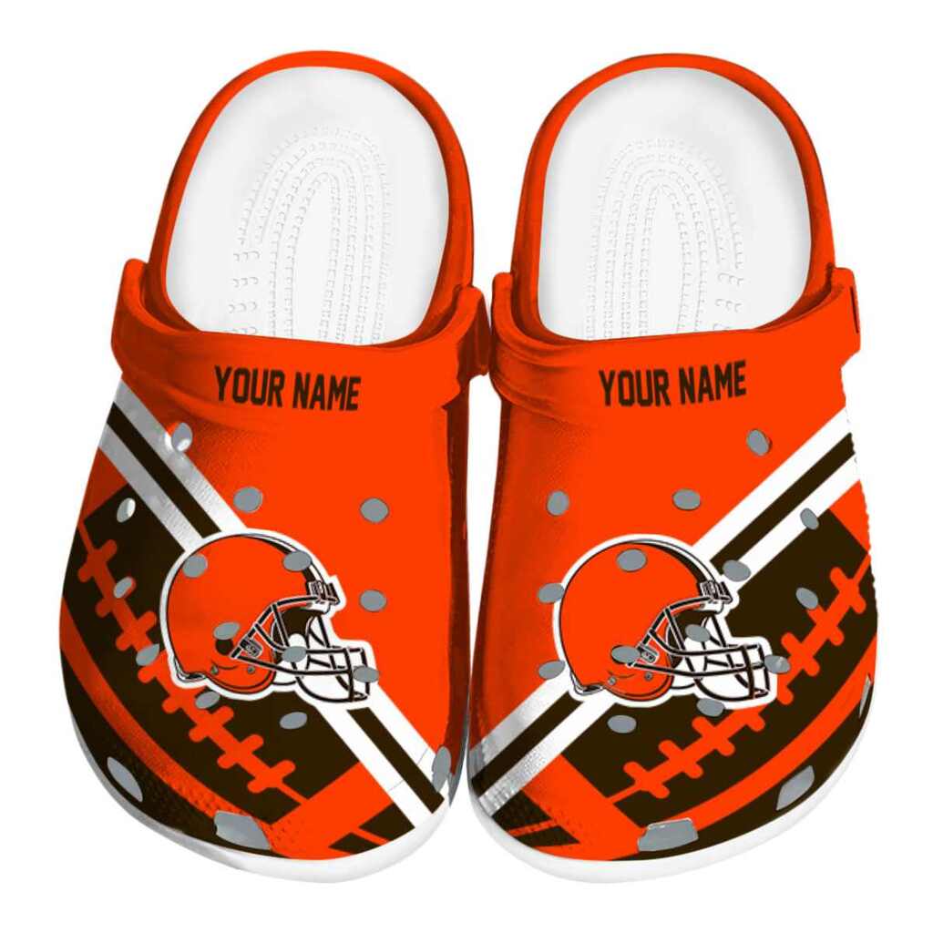 Customized Cleveland Browns Football Motif ClogTVC1801987