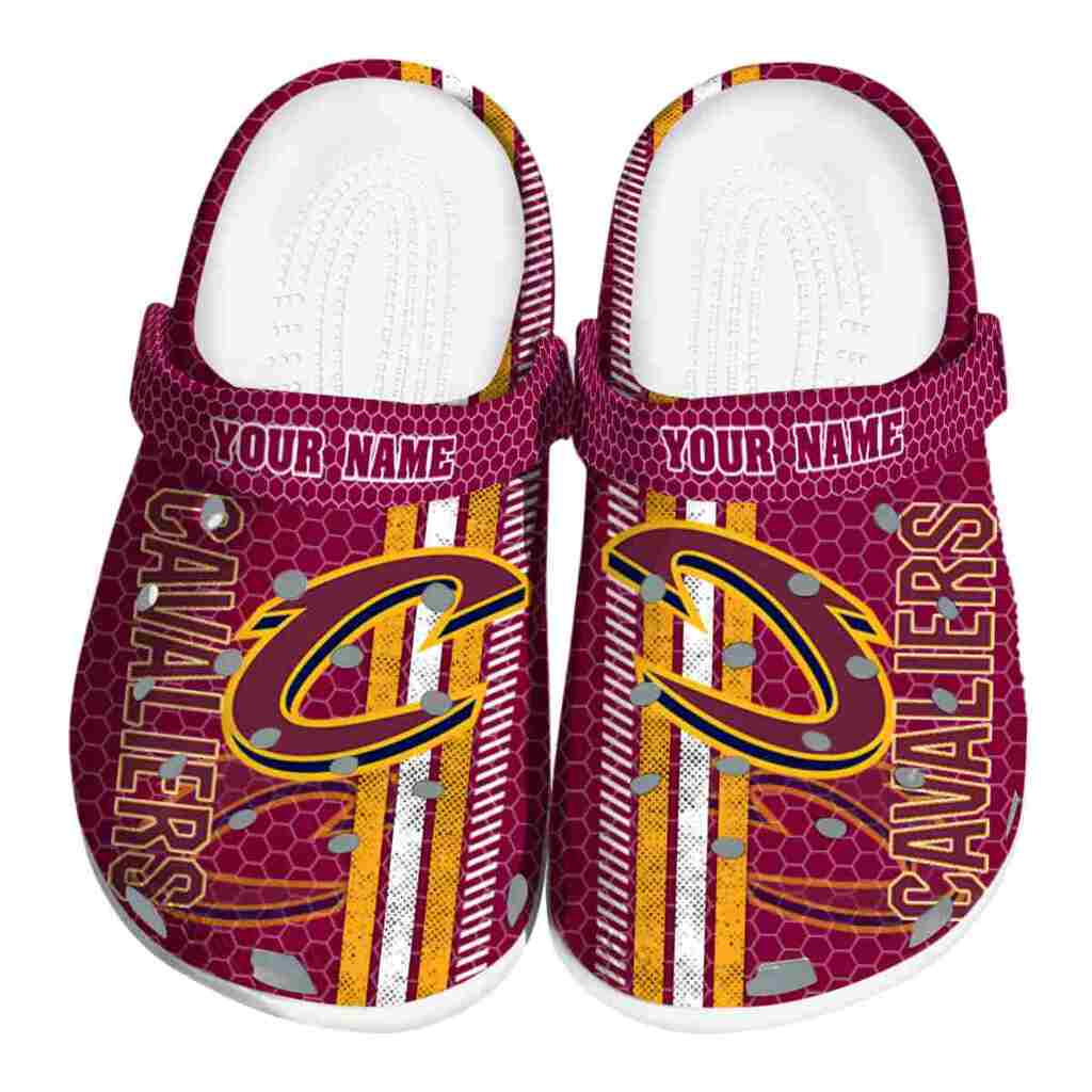 Customized Cleveland Cavaliers Contrasting Stripes ClogTVC1801915