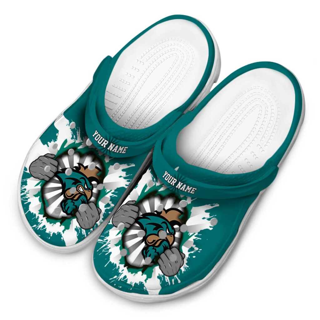 Customized Coastal Carolina Chanticleers Gripping Hand ClogTVC1801802 - Image 4