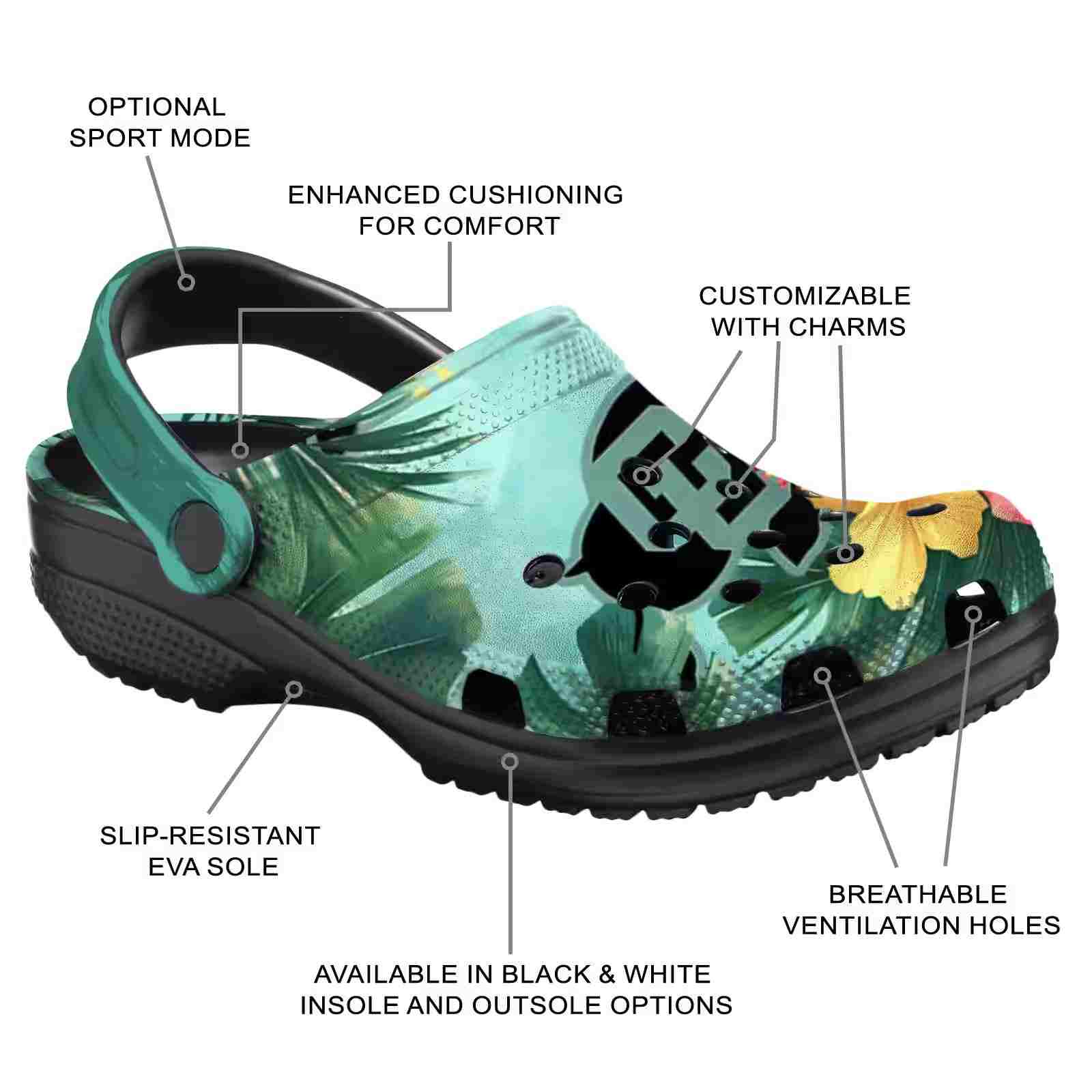 Customized Colorado Buffaloes Tropical Vibes ClogTVC1801754 - Image 5