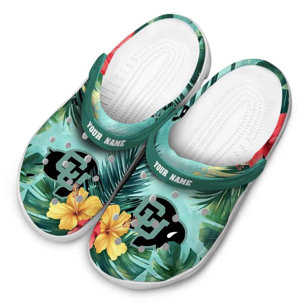 Customized Colorado Buffaloes Tropical Vibes ClogTVC1801754 - Image 4