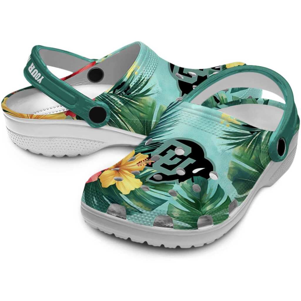 Customized Colorado Buffaloes Tropical Vibes ClogTVC1801754 - Image 3