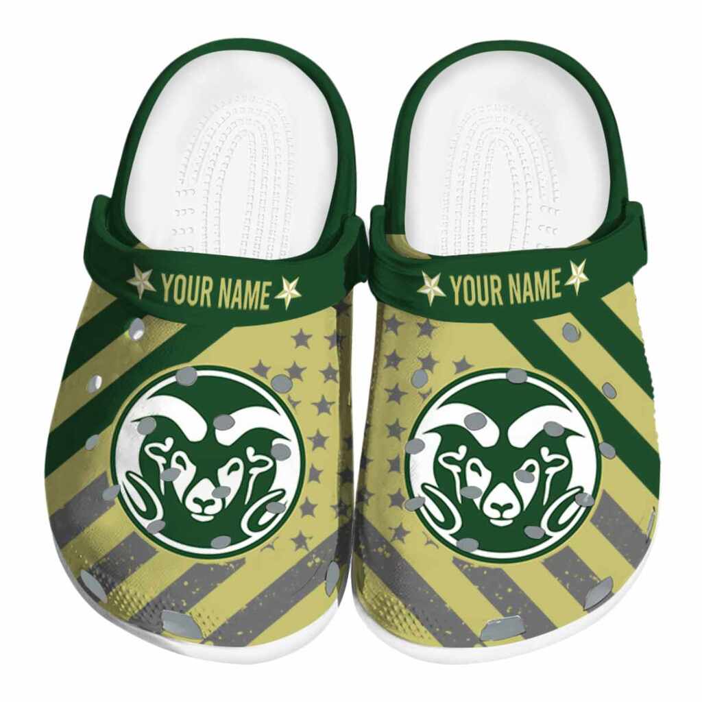 Customized Colorado State Rams Star-Spangled Graphic ClogTVC1801809