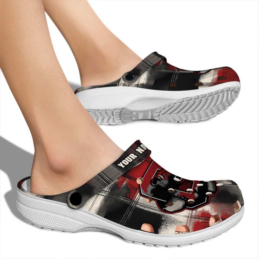 Customized Cornell Big Red Plaid Fusion ClogTVC1801766 - Image 2