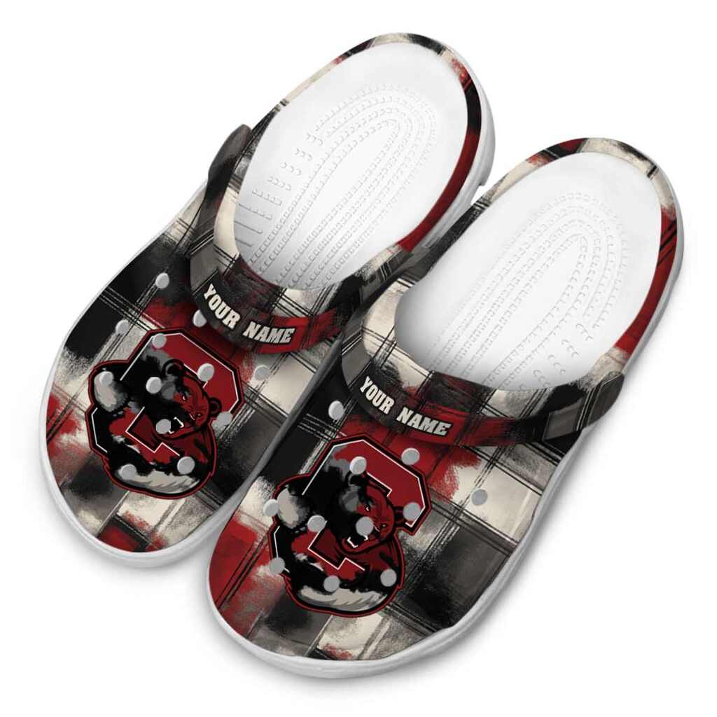 Customized Cornell Big Red Plaid Fusion ClogTVC1801766 - Image 4