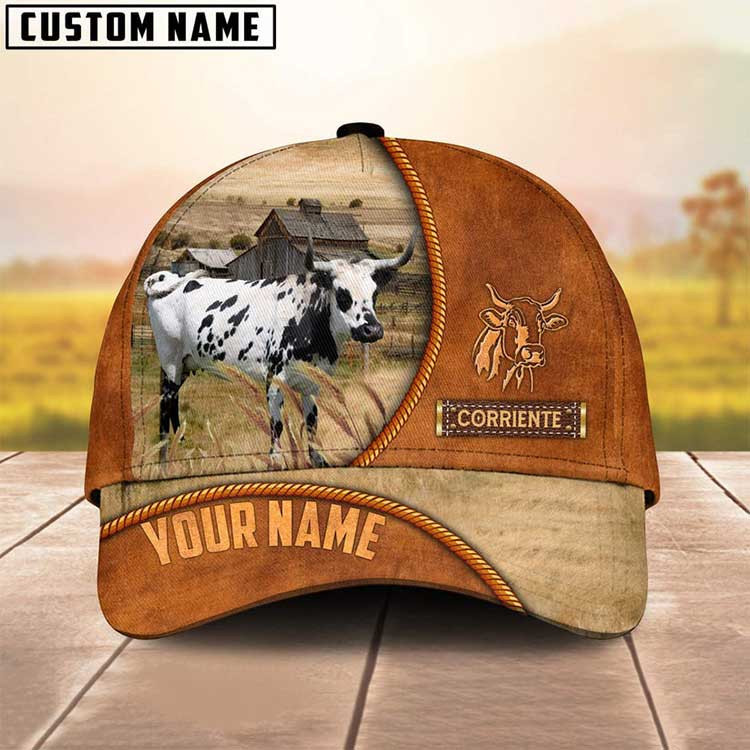 Customized Corriente Cattle Classic Cap for Men, Women, Custom Name Corriente Classic Cap Trucker Hats Custom Hats Gifts For Men & Women
