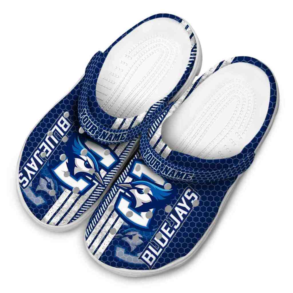 Customized Creighton Bluejays Contrasting Stripes ClogTVC1801722 - Image 4