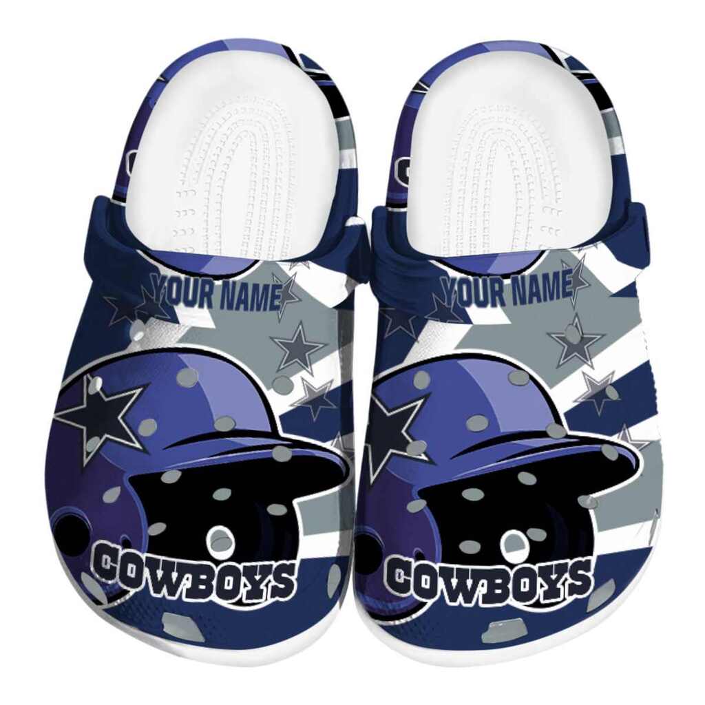 Customized Dallas Cowboys Baseball Helmet ClogTVC1801154