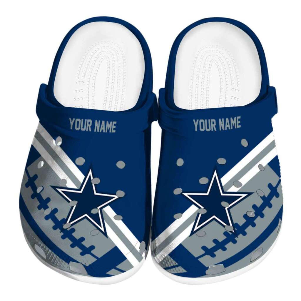 Customized Dallas Cowboys Football Motif ClogTVC1801152