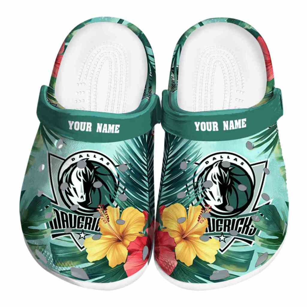 Customized Dallas Mavericks Tropical Vibes ClogTVC1801683