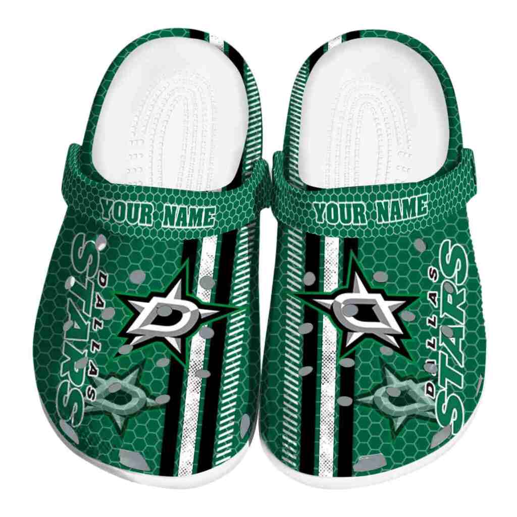 Customized Dallas Stars Contrasting Stripes ClogTVC1801875