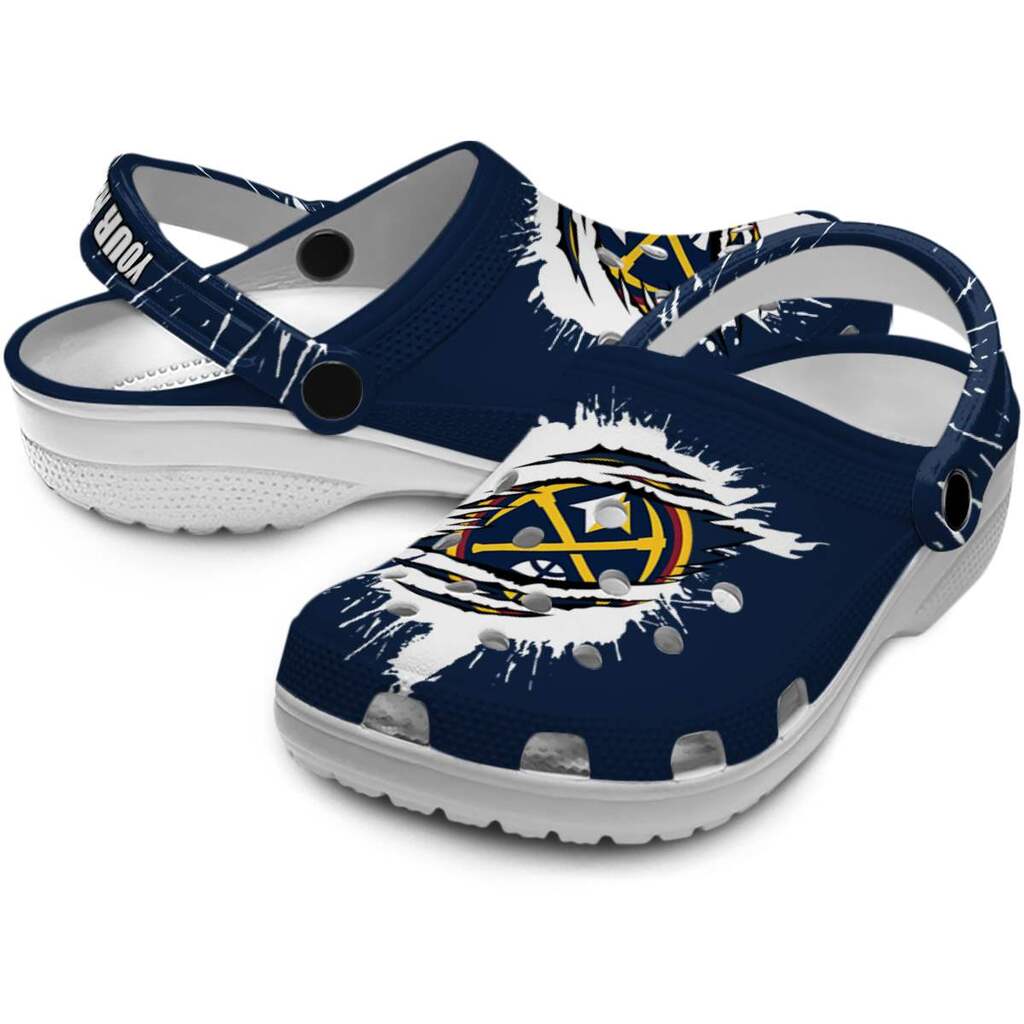 Customized Denver Nuggets Splash Motif Background ClogTVC1801683 - Image 3