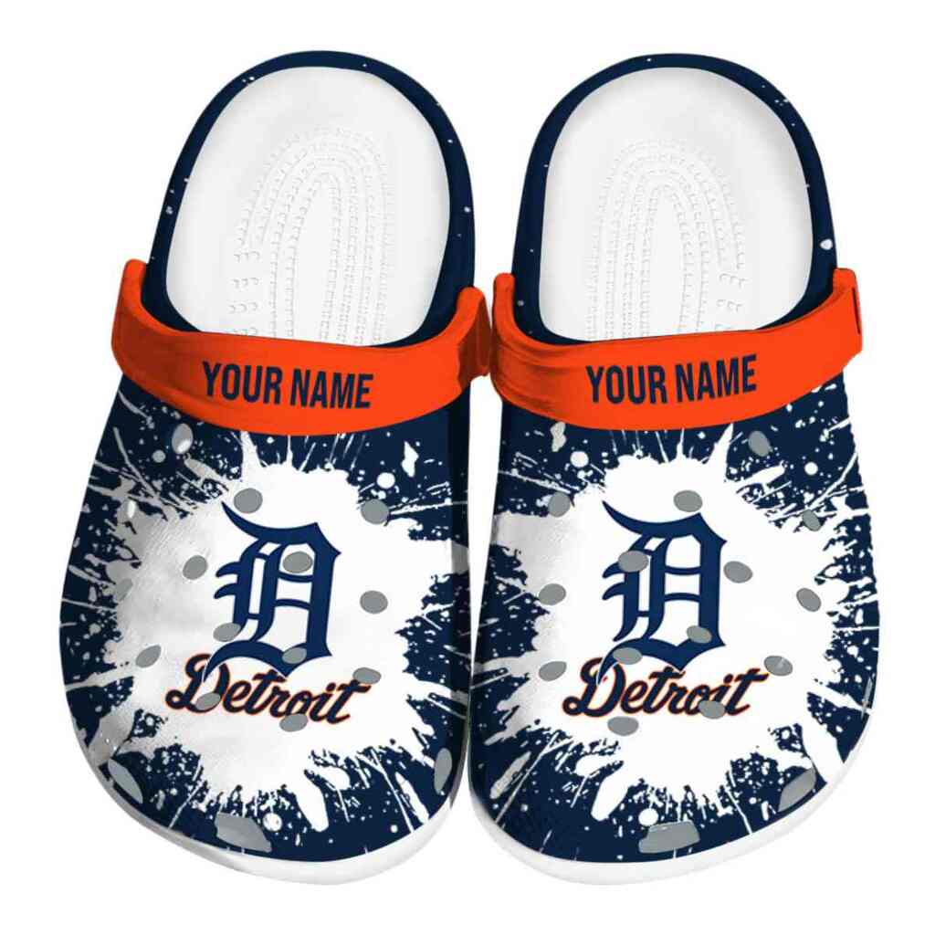 Customized Detroit Tigers Splash Art ClogTVC1801989