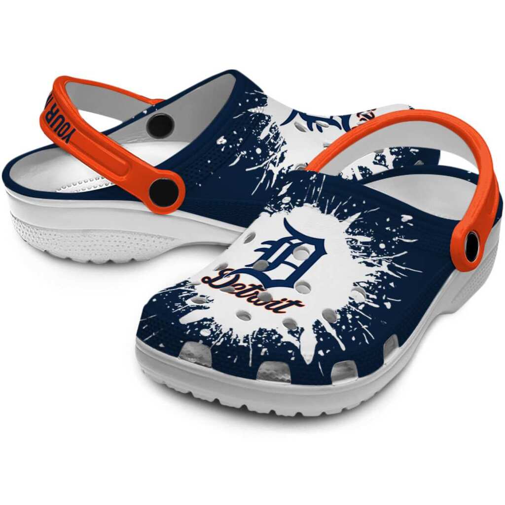 Customized Detroit Tigers Splash Art ClogTVC1801989 - Image 3