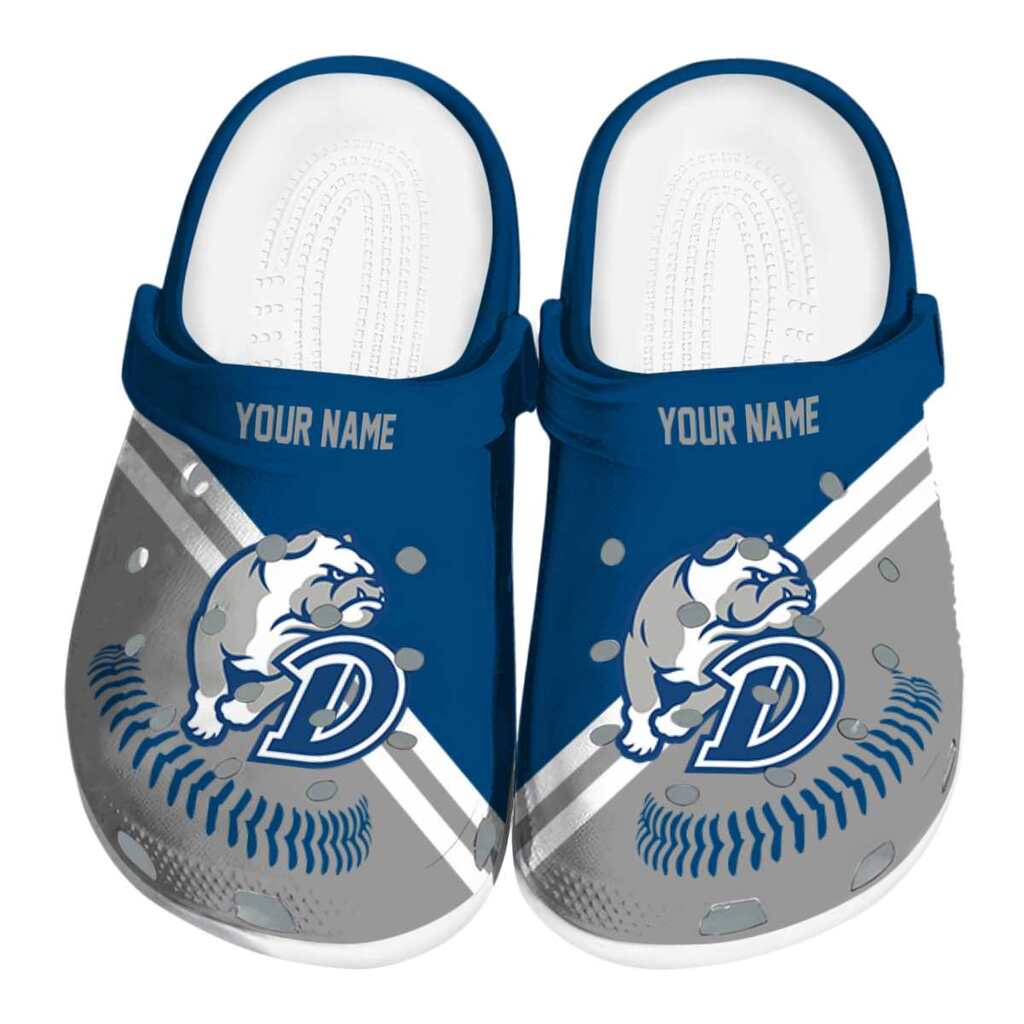 Customized Drake Bulldogs Baseball Motif ClogTVC1801787