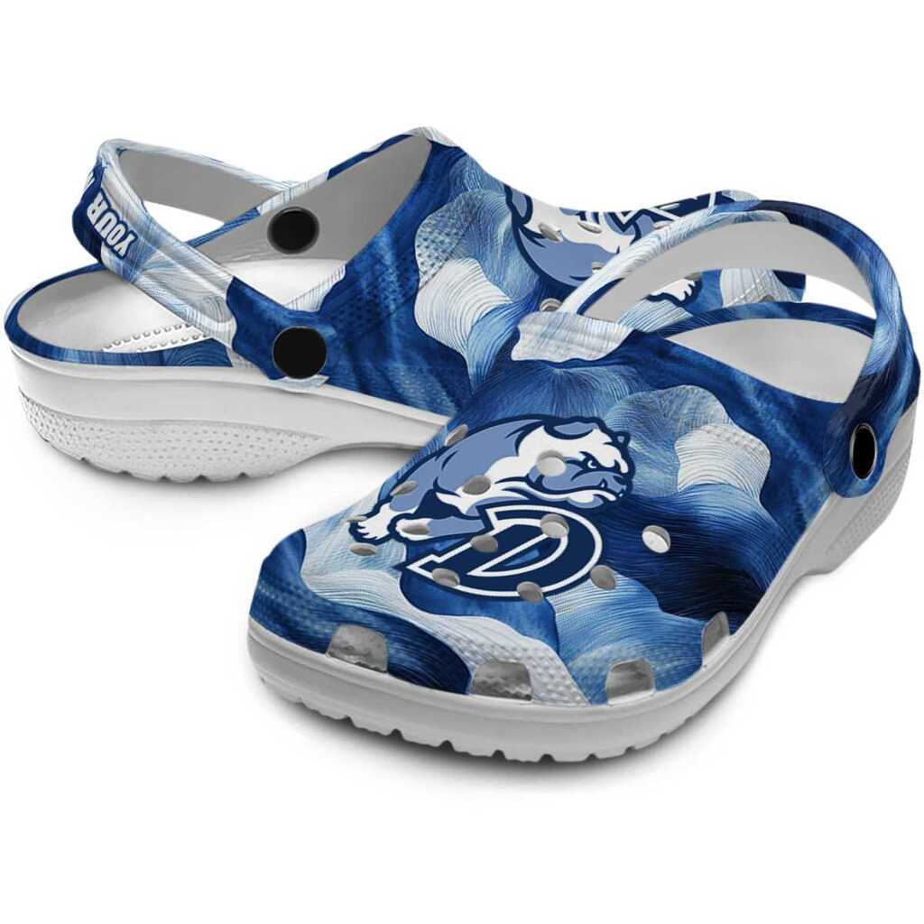 Customized Drake Bulldogs Ocean Waves ClogTVC1801766 - Image 3