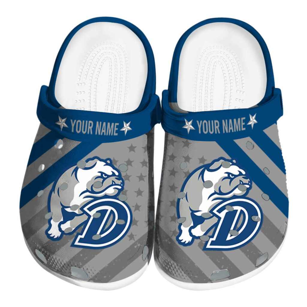 Customized Drake Bulldogs Star-Spangled Graphic ClogTVC1801813