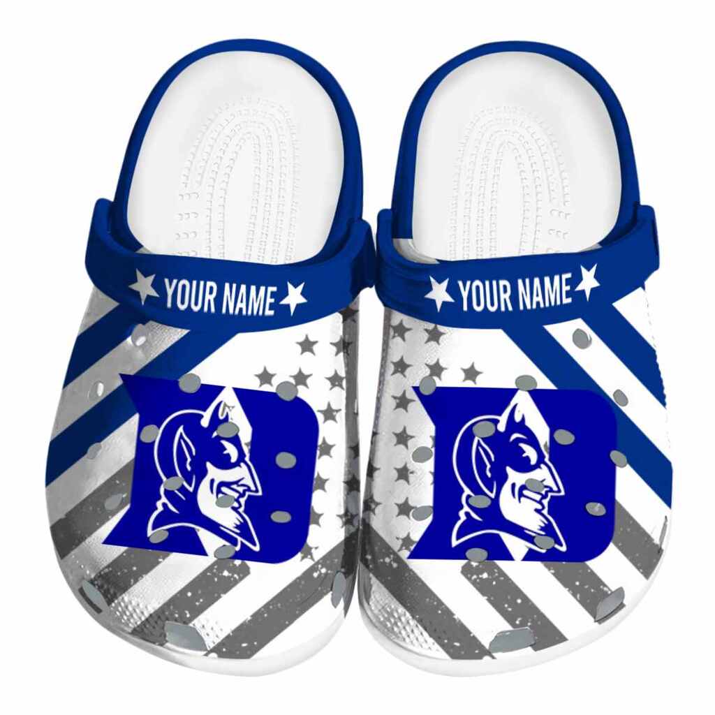 Customized Duke Blue Devils Star-Spangled Graphic ClogTVC1801988