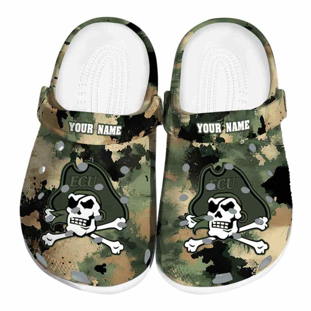 Customized East Carolina Pirates Camouflage Craze ClogTVC1801766