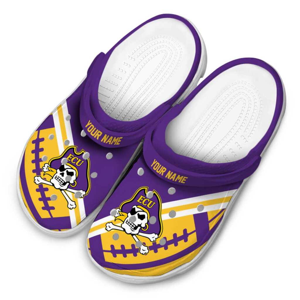 Customized East Carolina Pirates Football Motif ClogTVC1801787 - Image 4