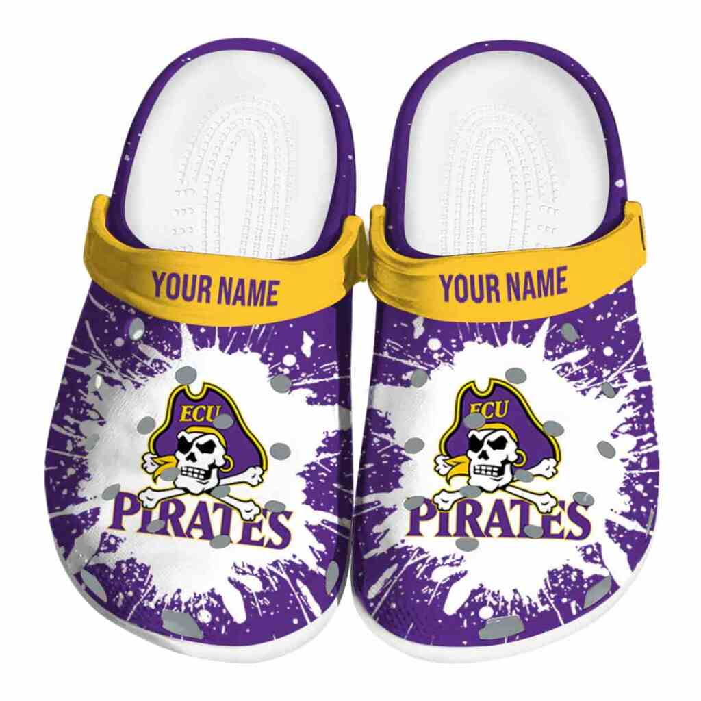 Customized East Carolina Pirates Splash Art ClogTVC1801751