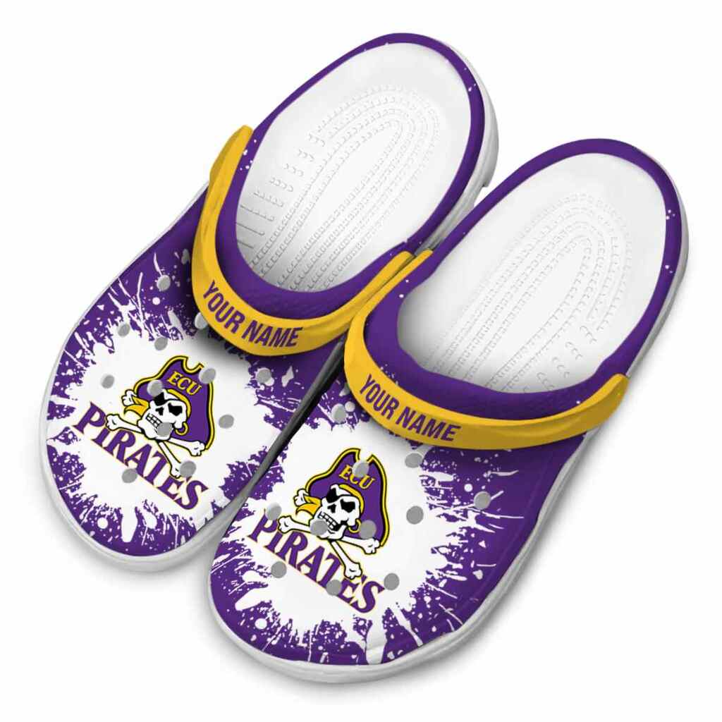 Customized East Carolina Pirates Splash Art ClogTVC1801751 - Image 4