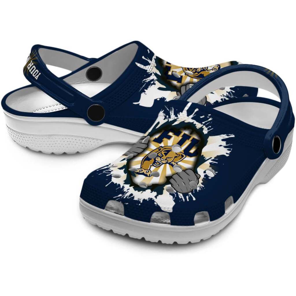 Customized FIU Panthers Gripping Hand ClogTVC1801787 - Image 3