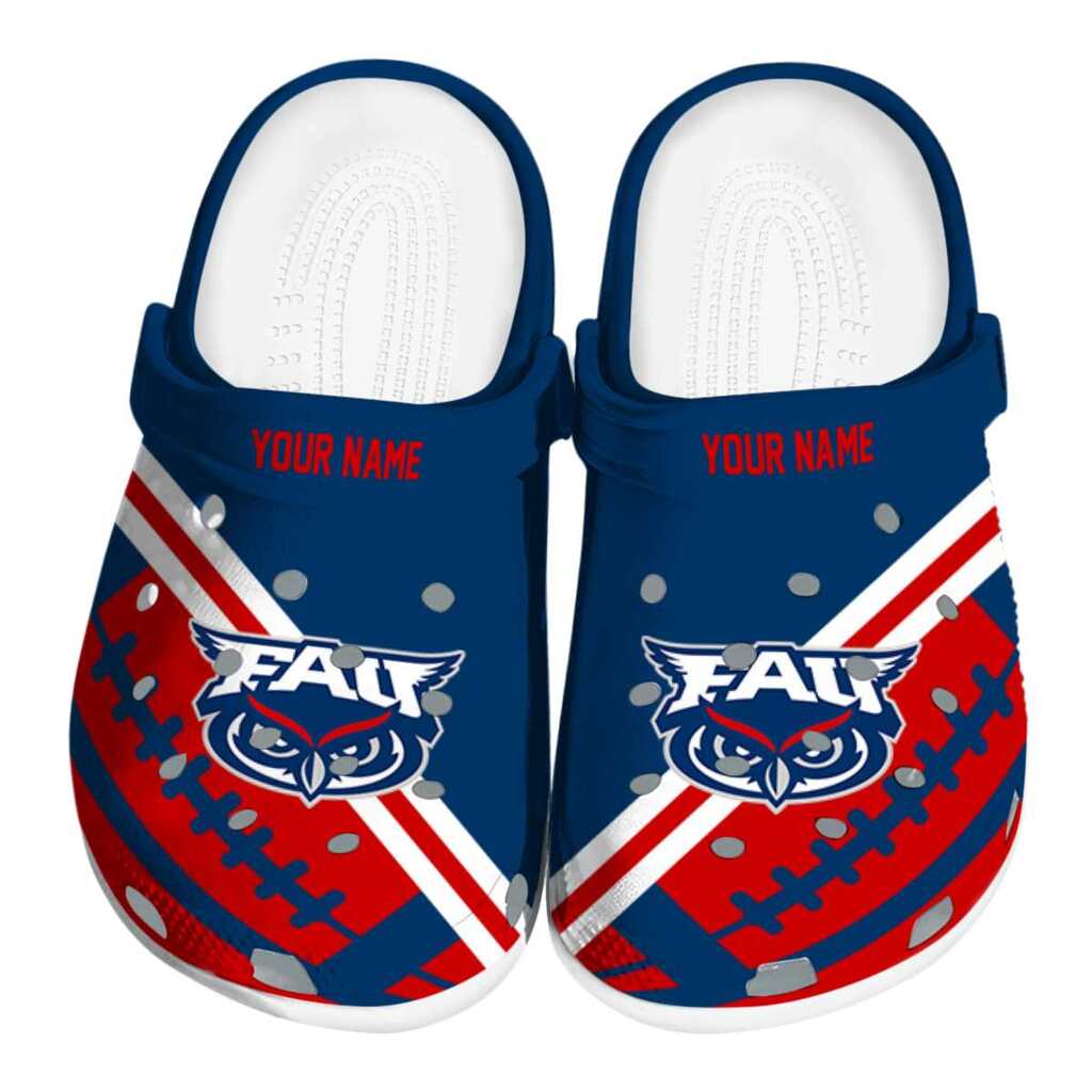 Customized Florida Atlantic Owls Football Motif ClogTVC1801788