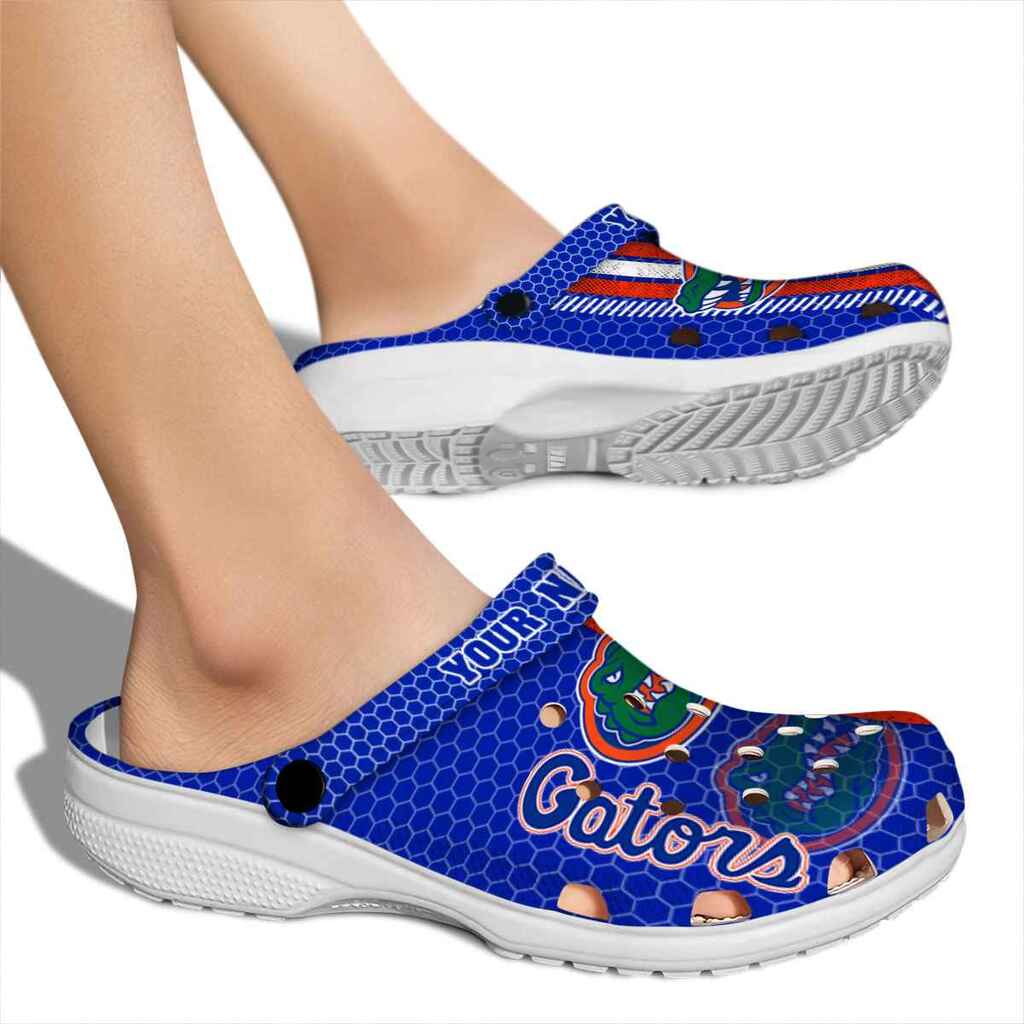 Customized Florida Gators Contrasting Stripes ClogTVC1801989 - Image 2