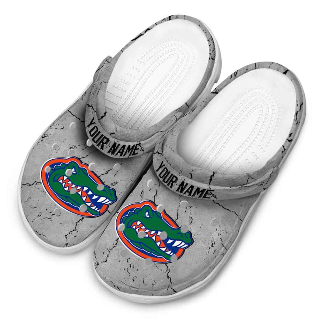 Customized Florida Gators Cracked Texture ClogTVC1801989 - Image 4