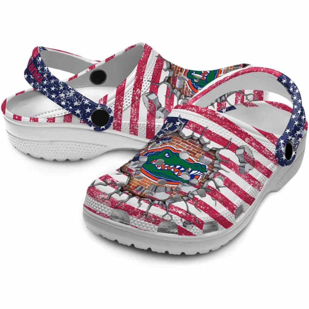 Customized Florida Gators Freedom Splinter ClogTVC1801989 - Image 3