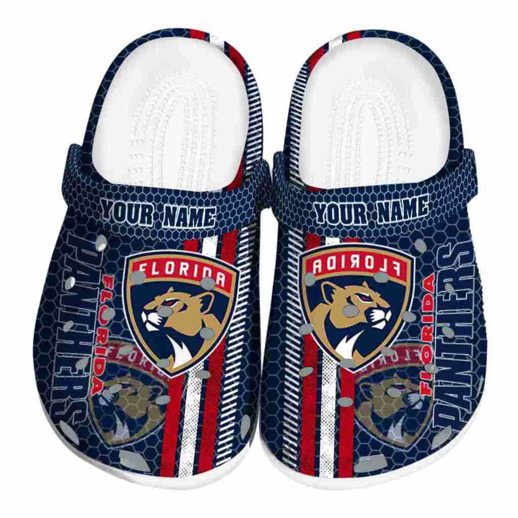 Customized Florida Panthers Contrasting Stripes ClogTVC1801891