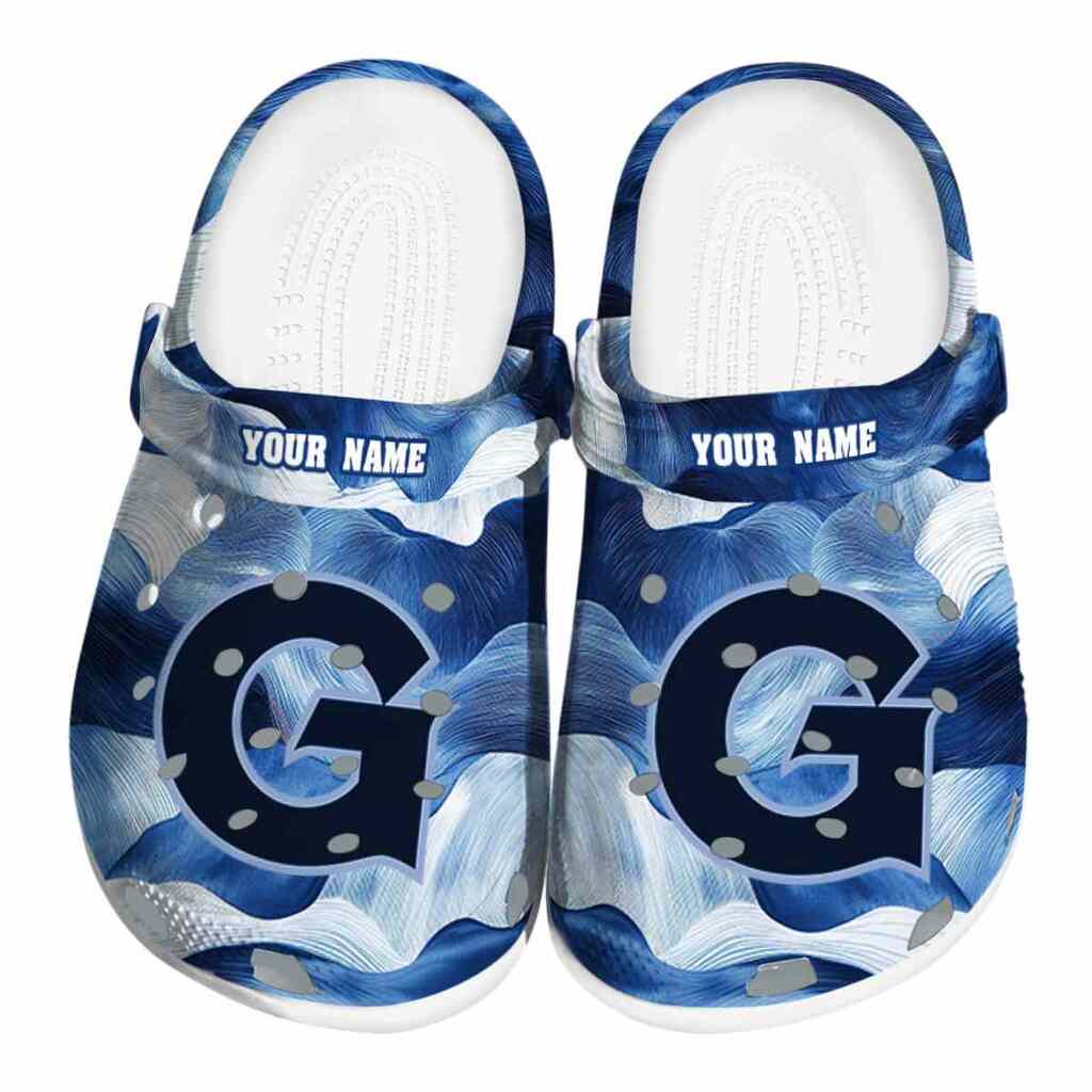 Customized Georgetown Hoyas Ocean Waves ClogTVC1801694