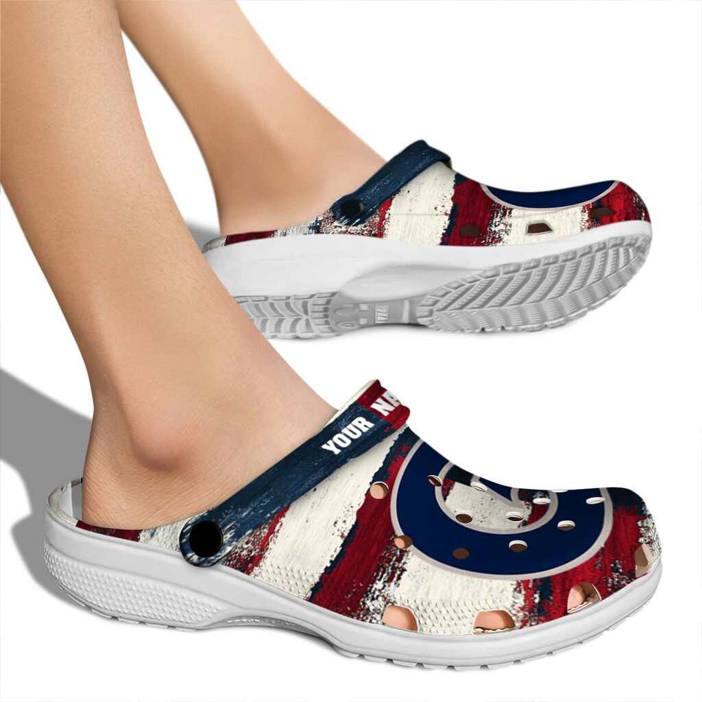 Customized Georgetown Hoyas Patriotic Stripes ClogTVC1801694 - Image 2