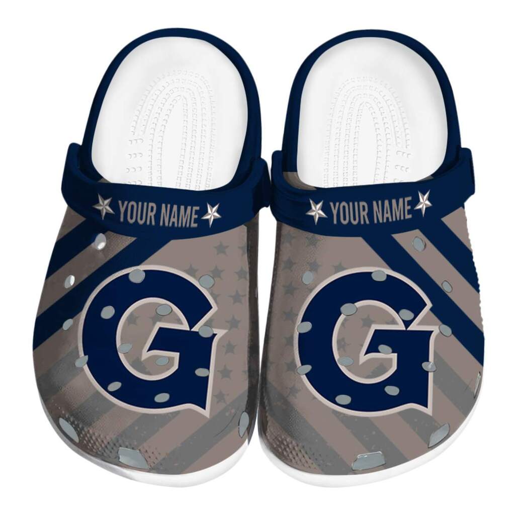 Customized Georgetown Hoyas Star-Spangled Graphic ClogTVC1801815