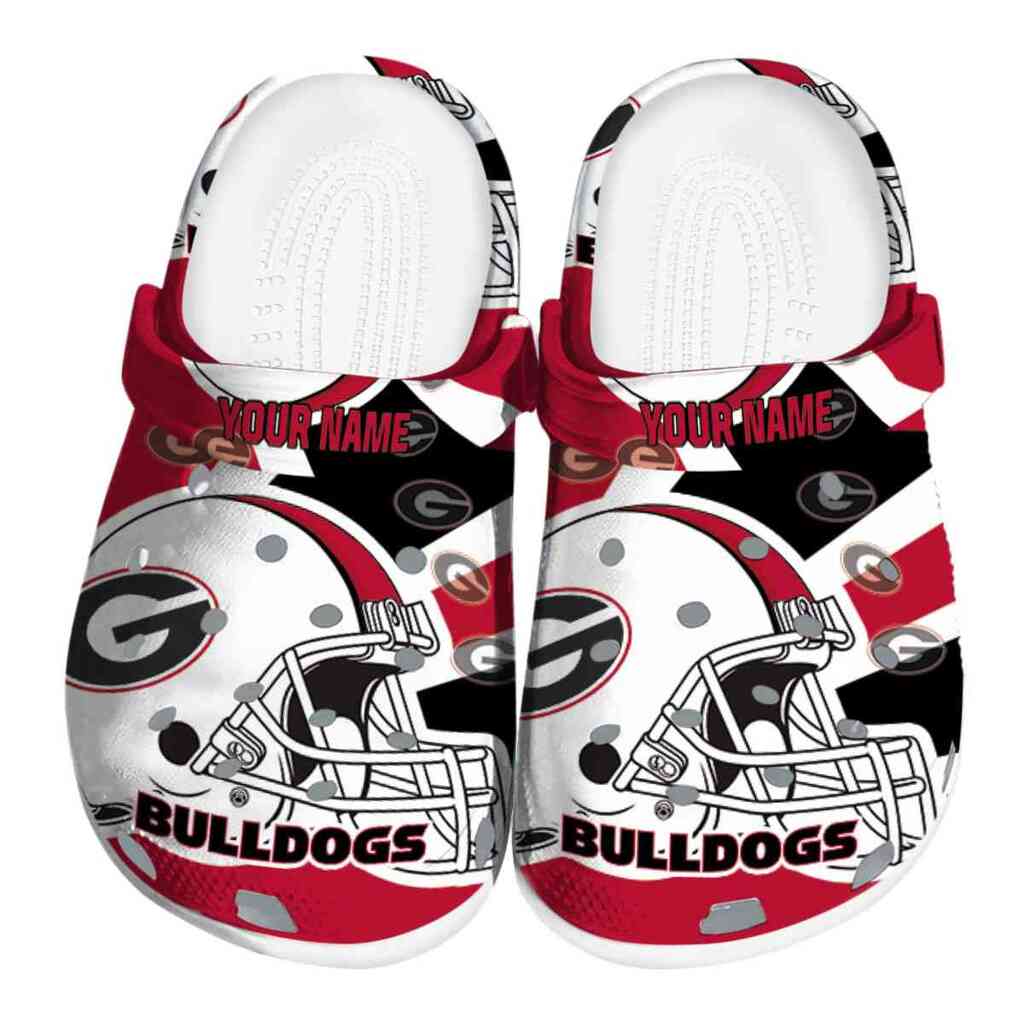 Customized Georgia Bulldogs Football Helmet ClogTVC180124