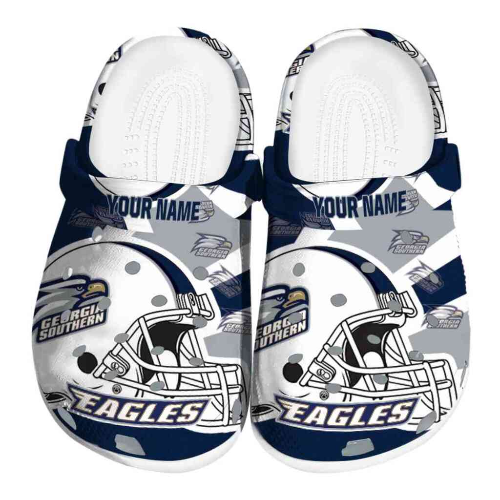 Customized Georgia Southern Eagles Football Helmet ClogTVC1801788