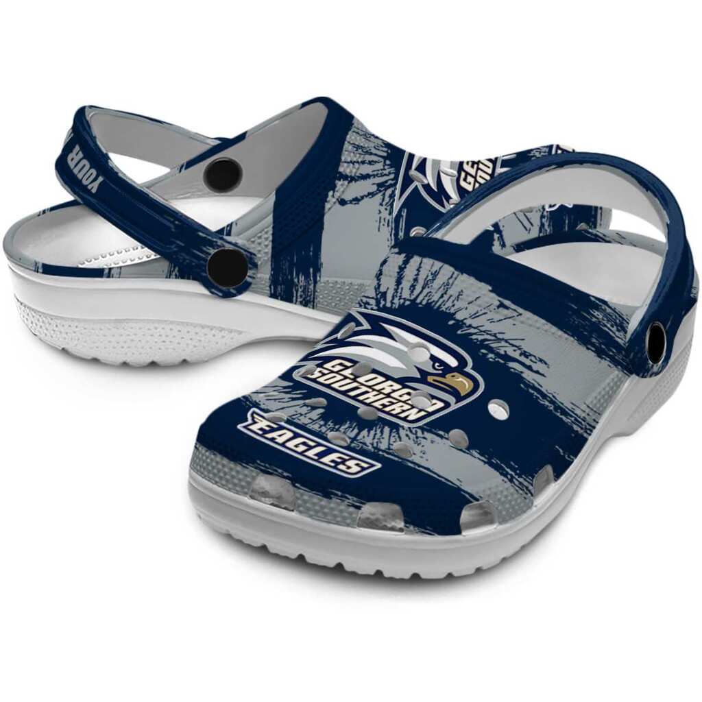 Customized Georgia Southern Eagles Paint Splatter Graphics ClogTVC1801723 - Image 3
