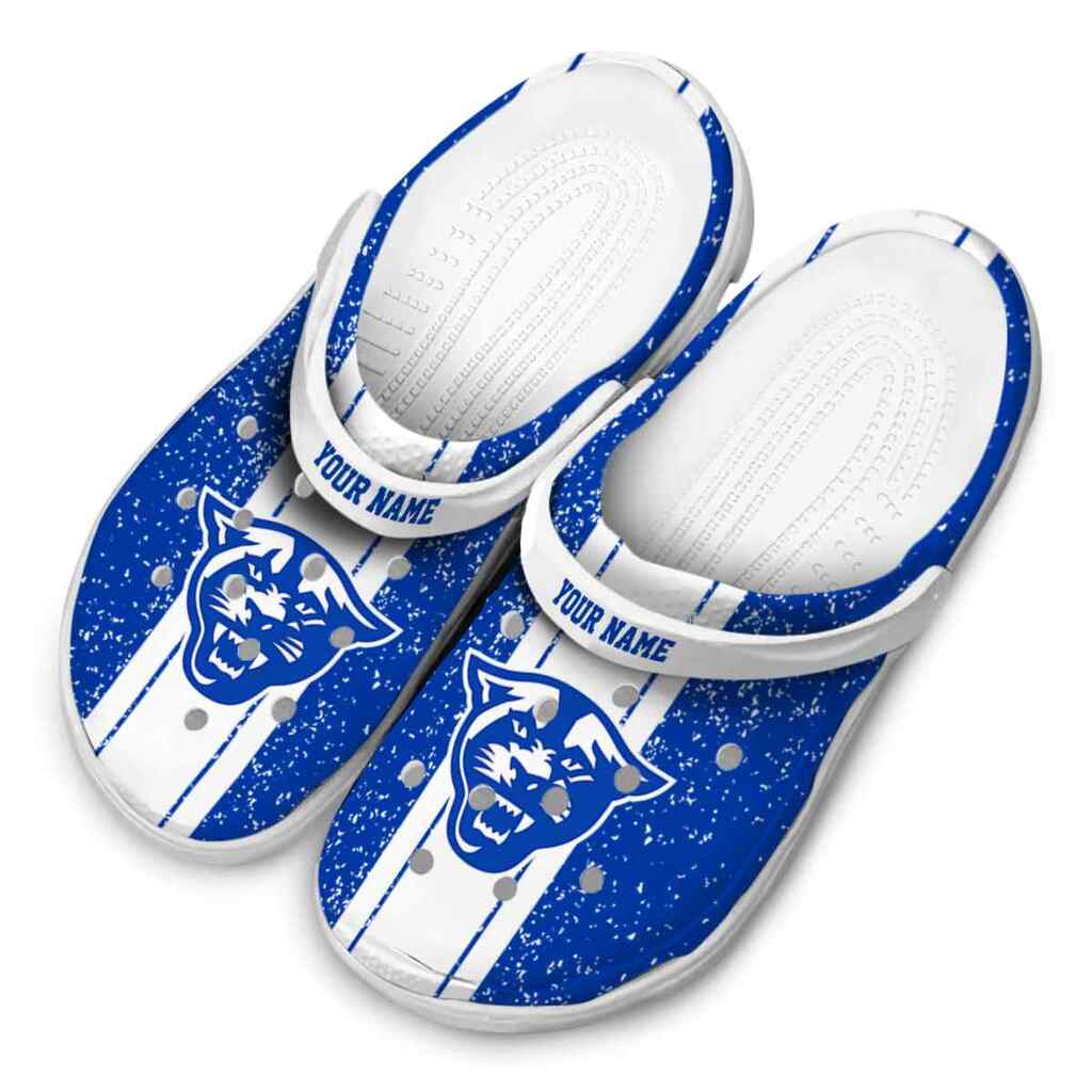 Customized Georgia State Panthers Vertical Stripes ClogTVC1801752 - Image 4