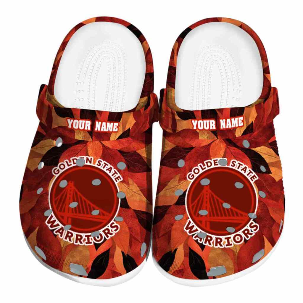 Customized Golden State Warriors Autumn Leaves ClogTVC1801917