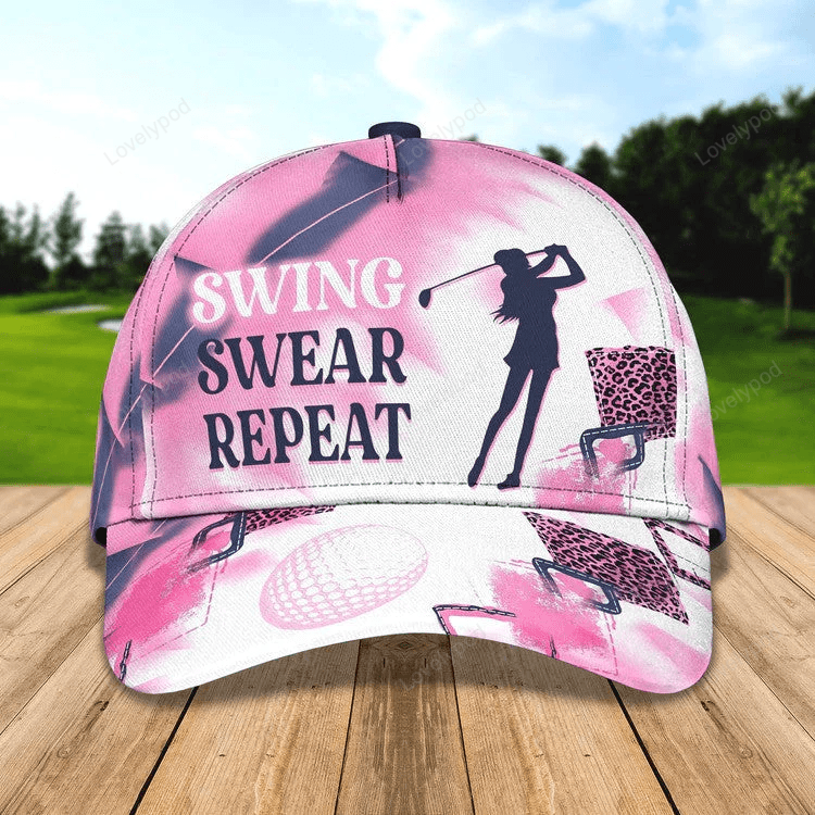 Customized Golf Cap for Women, 3D Classic Cap All Over Print for Golf Women Player Trucker Hats Custom Hats Gifts For Men & Women