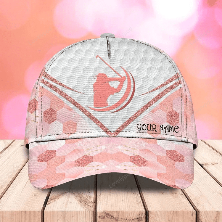 Customized Golf Cap for Women, 3D Classic Cap All Over Print for Golf Women Player Trucker Hats Custom Hats Gifts For Men & Women