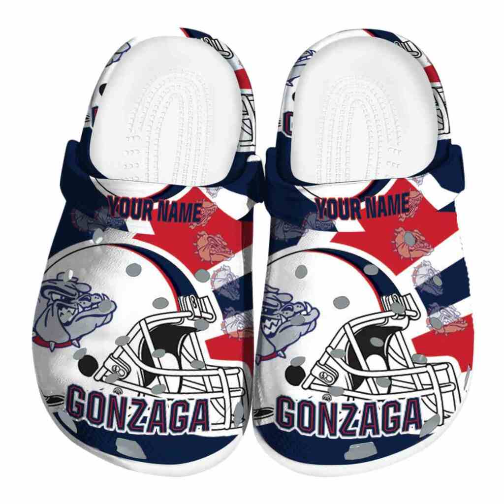 Customized Gonzaga Bulldogs Football Helmet ClogTVC1801788