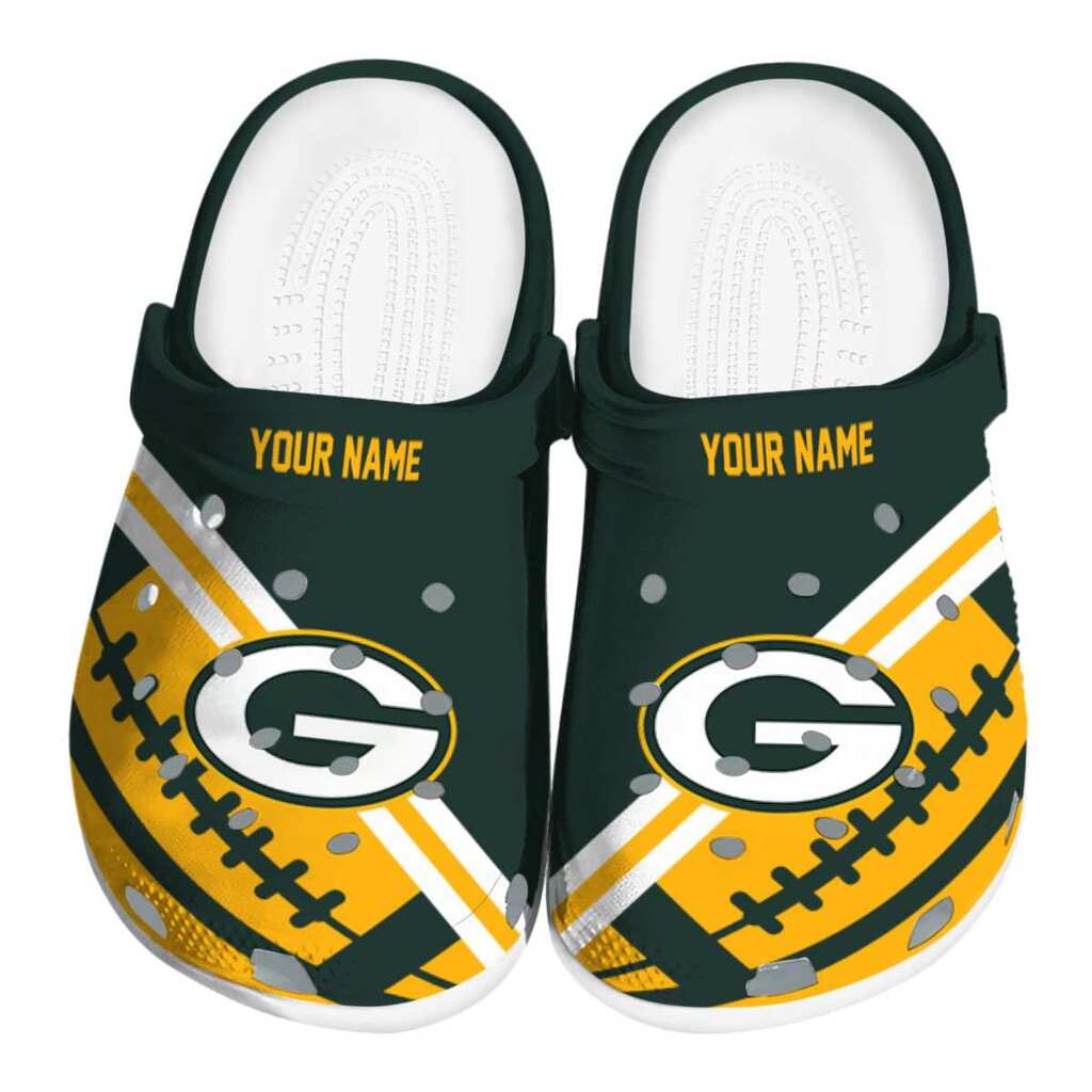Customized Green Bay Packers Football Motif ClogTVC1801142