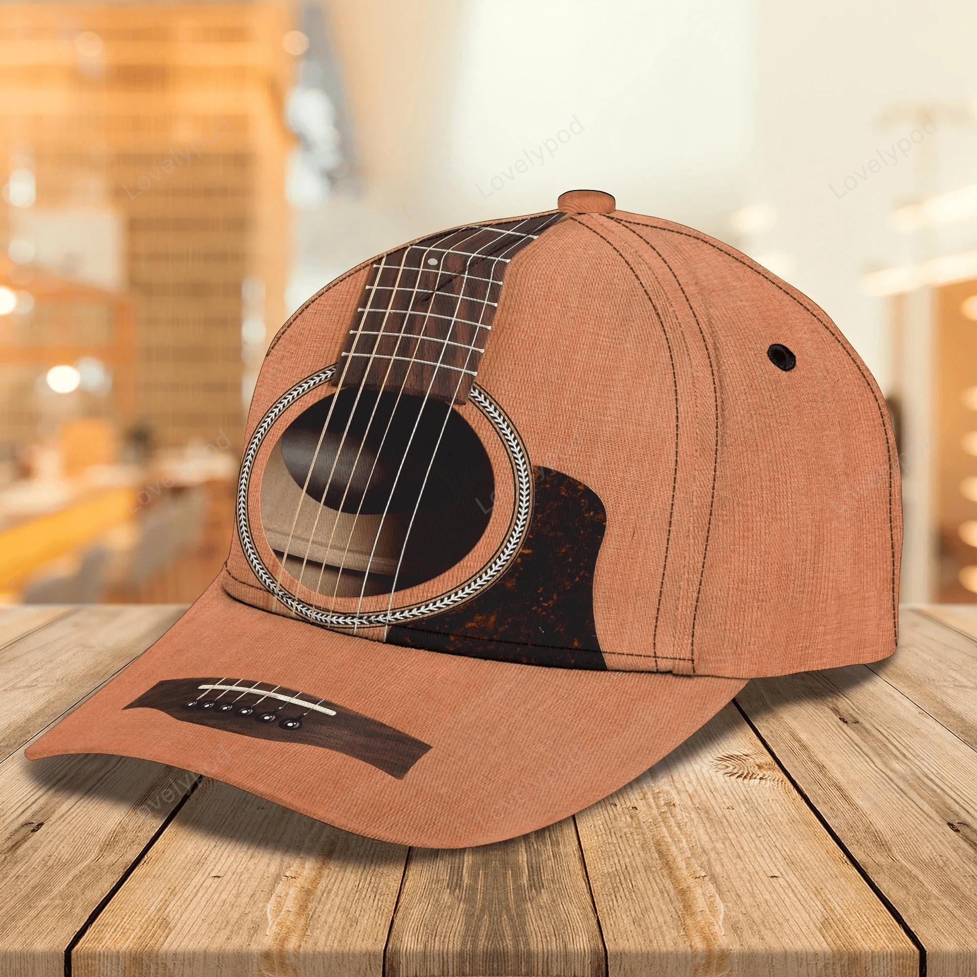 Customized Guitar Cap Hat, Usa Flag Guitar Cap For Men And Woman, Present Guitar Lover Trucker Hats Custom Hats Gifts For Men & Women