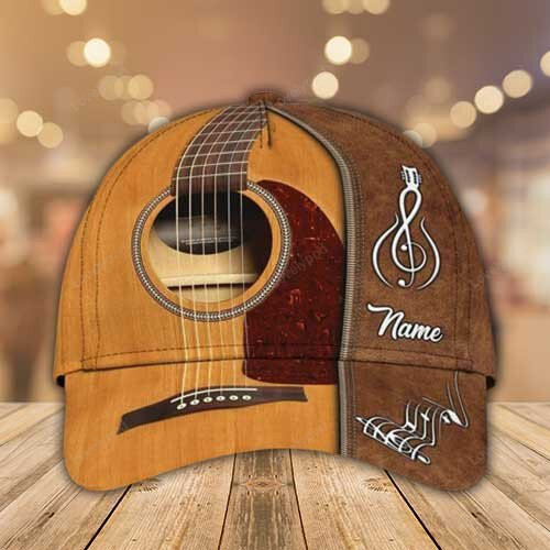 Customized Guitar Hat Custom Name Guitar Players, Guitar Baseball Cap for Boyfriend and Girlfriend Birthday Trucker Hats Custom Hats Gifts For Men & Women