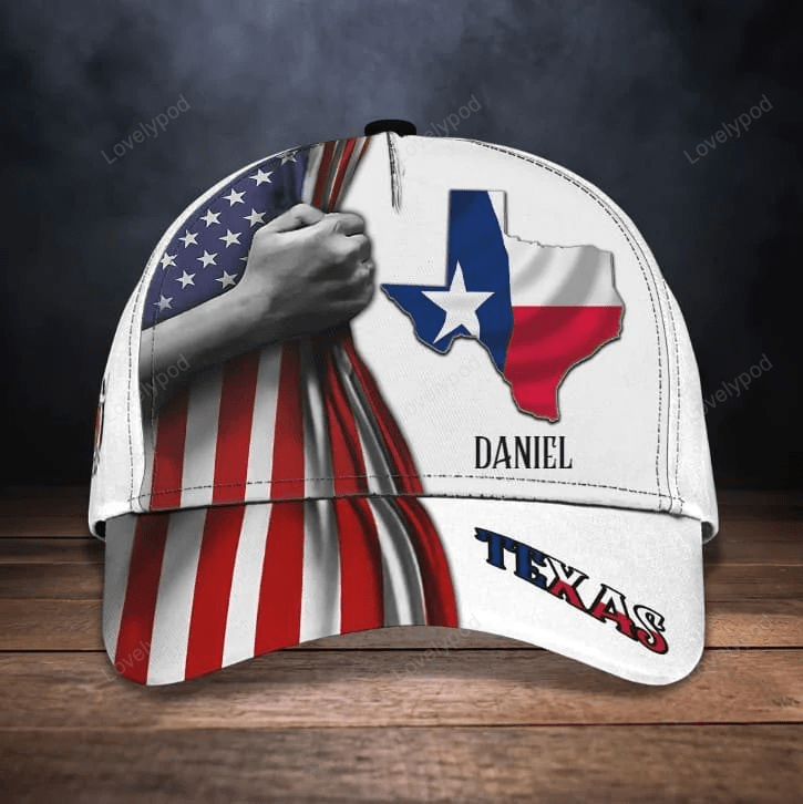 Customized Hand Raising Texas Flag Cap for Man, Texas Pride Hat Trucker Hats Custom Hats Gifts For Men & Women