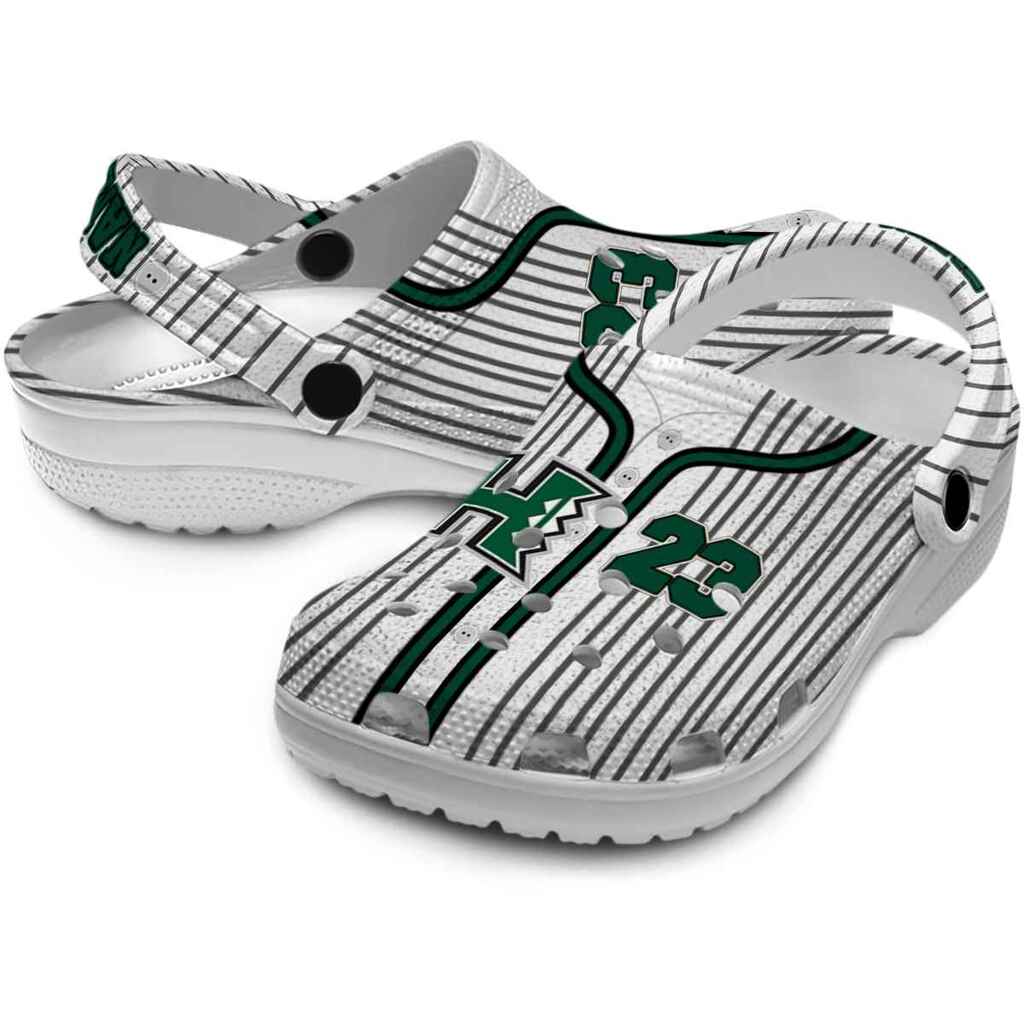 Customized Hawaii Rainbow Warriors Pinstripe Pattern ClogTVC1801752 - Image 3